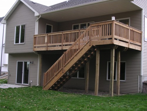 Enclosing a covered deck