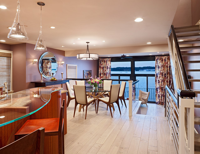 contemporary dining room by Bruce Palmer Interior Design