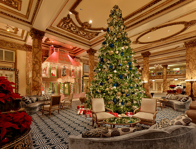 San Francisco's Fairmont Hotel Presents a Life-Size Gingerbread House