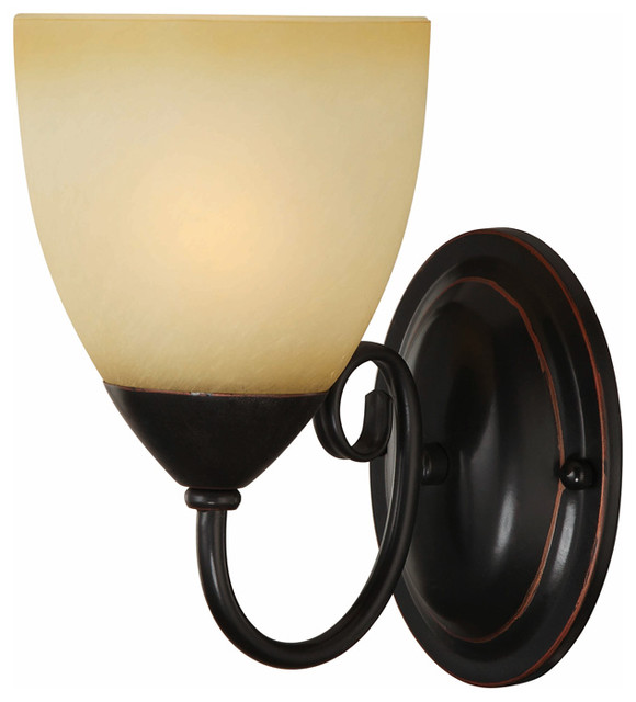 Berkshire Bronze Interior Lighting Collection, 1-Light Wall Sconce ...