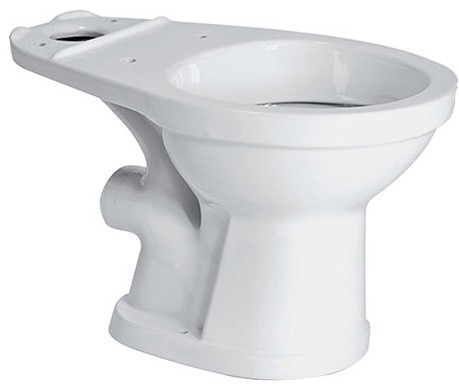 Saniflo 007 Rear Spigot Elongated Toilet Bowl Only - ADA Compliant 16 3 ...