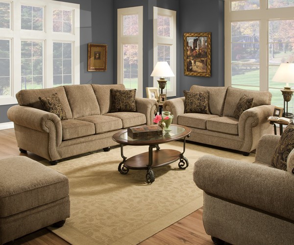 Simmons Upholstery - Melody Upholstery Sofa and Loveseat Set - 4275-SL ...