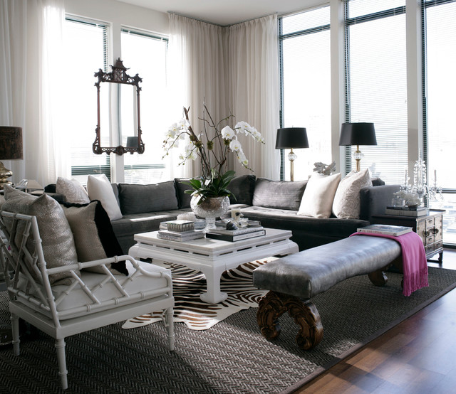 New England Home Stamford Magazine Shoot - Transitional - Living Room ...