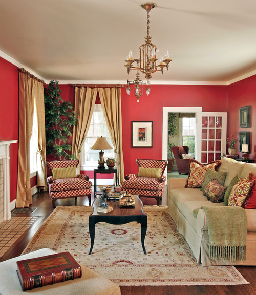 Interior Styles and Design: Red Rooms - Vibrant and Passionate