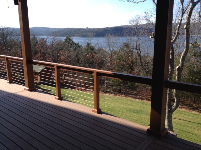 Stainless steel cable railing systems - Modern - Patio ...