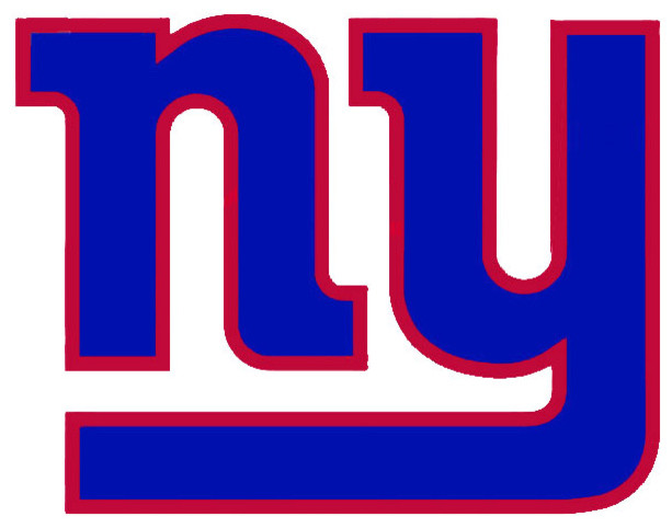 NFL New York Giants Teammate Logo Wall Sticker Decal - Modern - Game ...