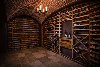 traditional wine cellar