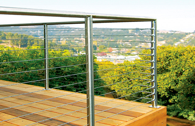 SunRail Nautilus Cable Railing by Atlantis Rail - Traditional - boston ...