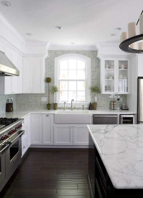 Super White kitchen cabinets