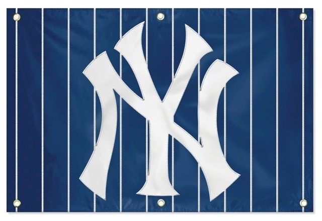 New York Yankees MLB Team Banner Flag - Modern - Prints And Posters ...