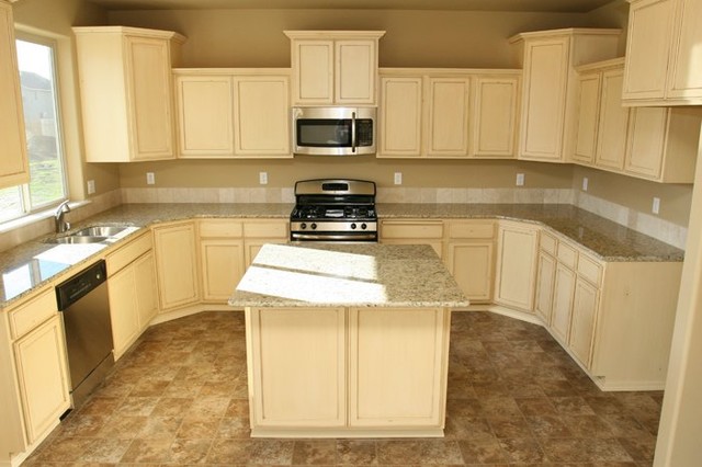 White Distressed Kitchen Cabinets ~ Cabinets and Vanities