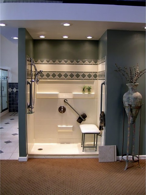 Accessible Shower - Traditional - cleveland - by Accessible Home ...