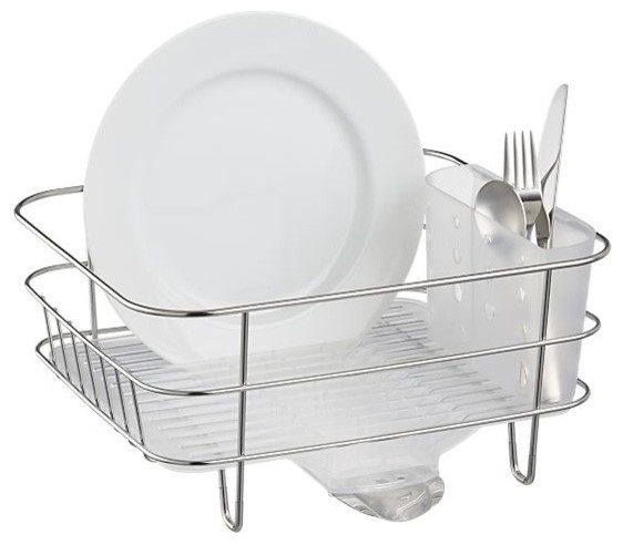 simplehuman® Compact Dish Rack - Modern - Dish Racks - by Crate&Barrel