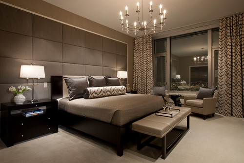 modern romantic bedroom