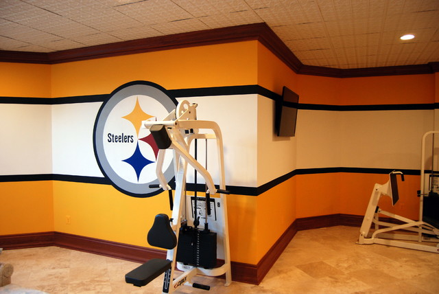 Pittsburgh Steelers 1970's Themed Locker Room Murals by Tom Taylor ...