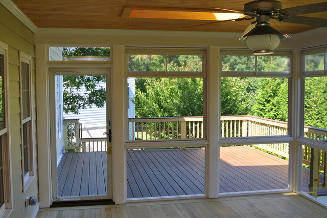 Four Season sunroom with attached deck - 5106