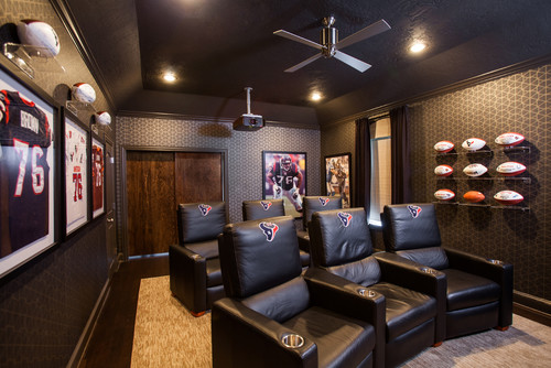 Man Cave Lighting For Football Season, Man Cave Ceiling Fans