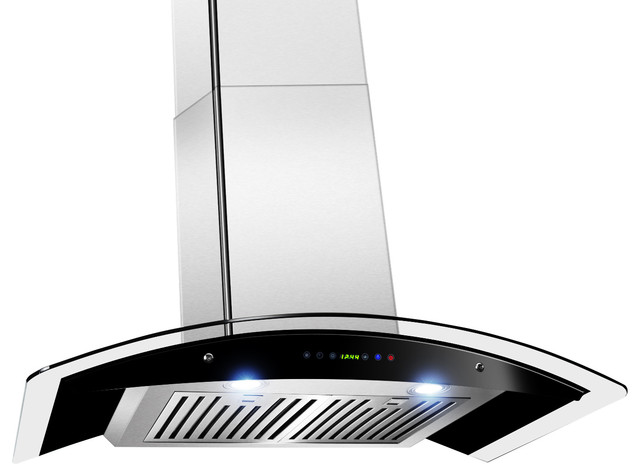 AKDY AK-Z668S3 Euro Stainless Steel Wall Mount Range Hood, Stainless ...