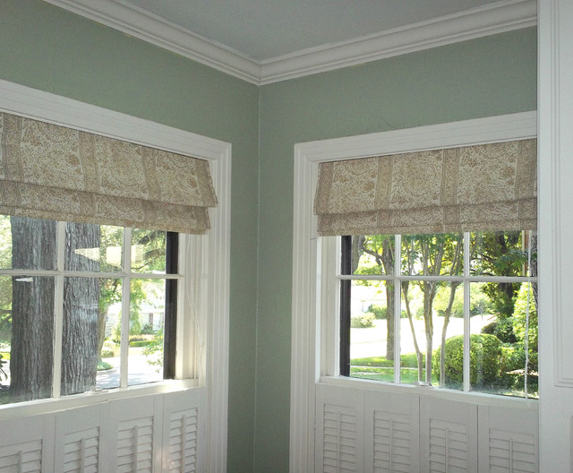 Roman shades - Traditional - Roman Shades - dallas - by Kite's Interiors