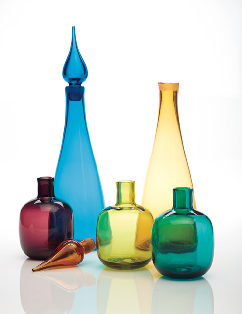 Blenko Glass Decanters and Vases - Contemporary - Decanters - portland ...