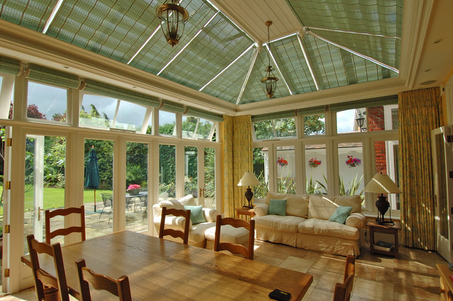 Conservatory Shades - Traditional - Greenhouses - chicago - by Town and ...