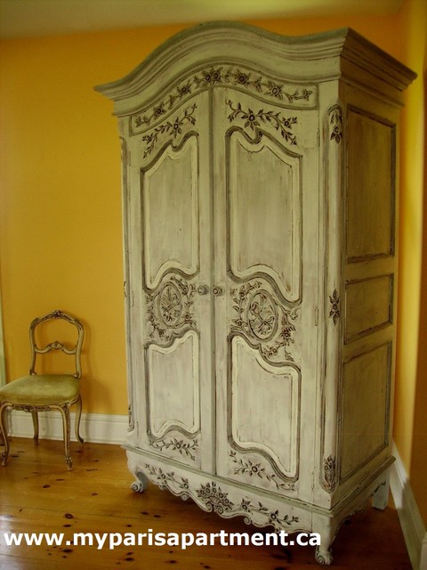 My Paris Apartment Makeover ~ Antique French Armoire - Traditional ...