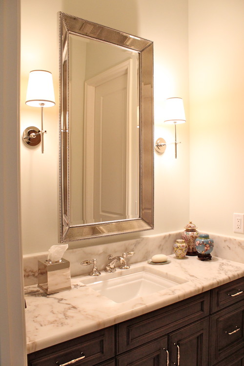 5 Tips For Hanging Wall Mirrors, How High Should The Bathroom Mirror Be