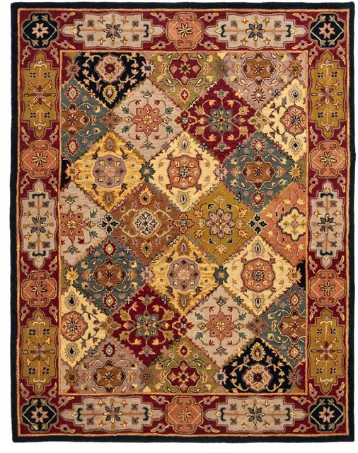 Traditional Heritage 5'x8' Rectangle Multi Color - Red Area Rug ...