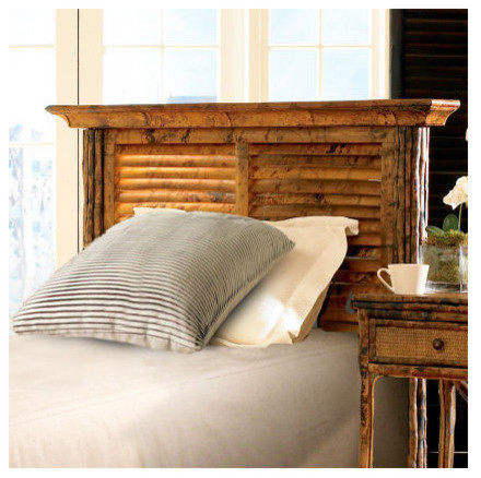 Coastal Chic Louvered Headboard - Modern - Headboards - by Wayfair